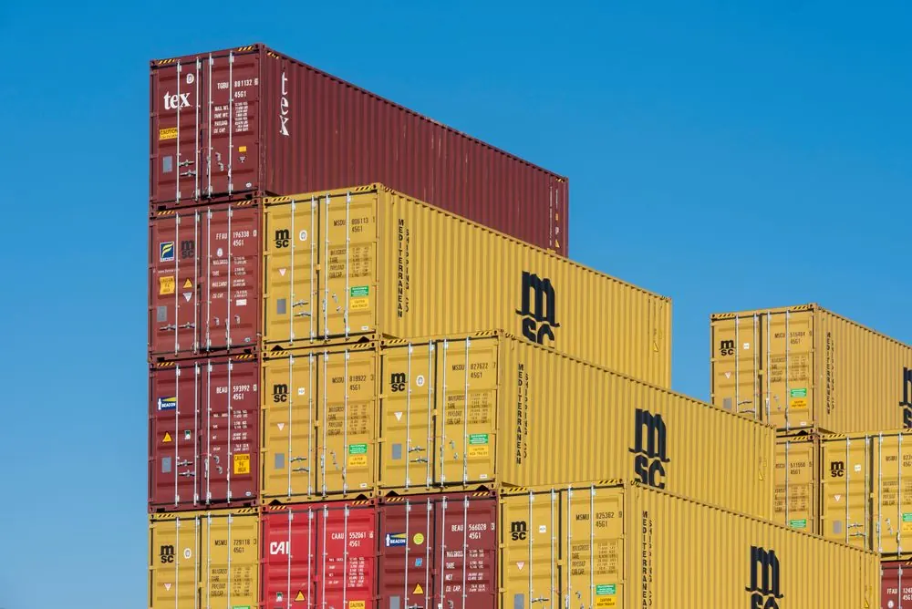 40 foot high cube container of general goods